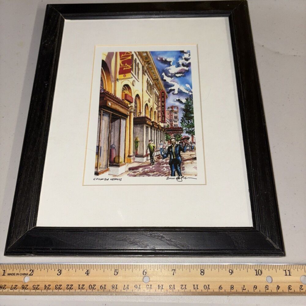 Signed Print: Tivoli Theatre Columbia Heights Washington DC